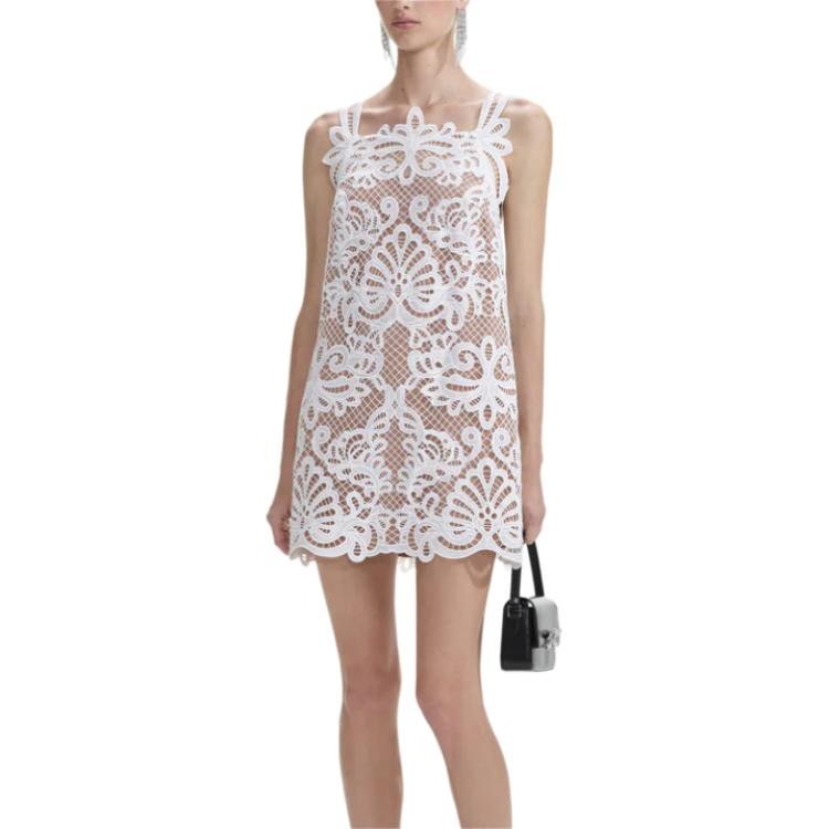 Self Portrait Платье-комбинация Женское Белое
Self Portrait Платье-комбинация Женское Белое