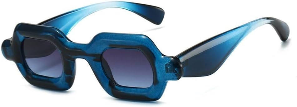 Ретро-солнцезащитные очки конфетных цветов, маленькие квадратные, женские, модные, с широкими дужками, мужские, в стиле панк, градиентные, UV400 SKFGNX, Blue Grey Blue
Ретро-солнцезащитные очки конфетных цветов, маленькие квадратные, женские, модные, с широкими дужками, мужские, в стиле панк, градиентные, UV400 SKFGNX, Blue Grey Blue