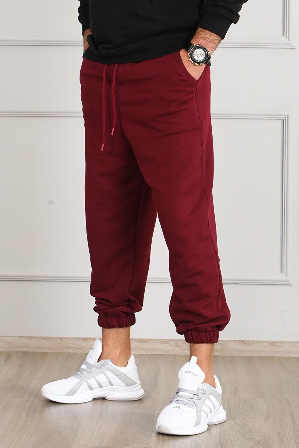 Бордово-красный мужской спортивный костюм Oversize с короткими штанинами 4832 MADMEXT
Бордово-красный мужской спортивный костюм Oversize с короткими штанинами 4832 MADMEXT