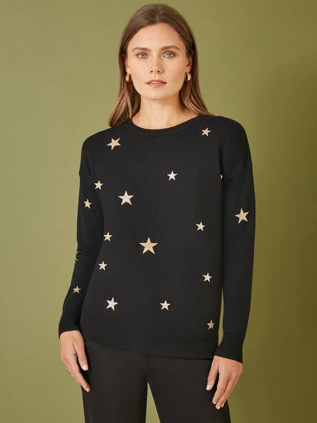Джемпер с фольгированными звездами Yumi, Black
Джемпер с фольгированными звездами Yumi, Black