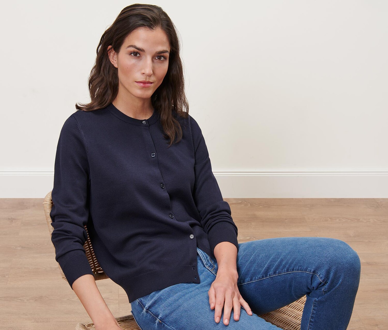 Кардиган тонкой вязки Tchibo, темно-синий
Кардиган тонкой вязки Tchibo, темно-синий