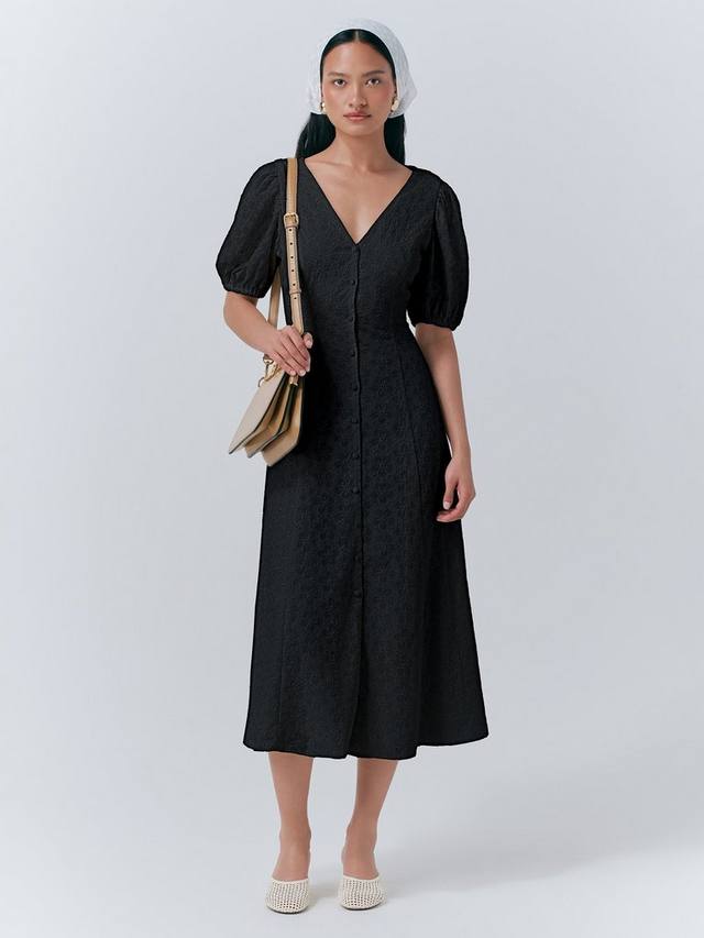 Платье Selina с застежкой на пуговицы Ghost, Black
Платье Selina с застежкой на пуговицы Ghost, Black