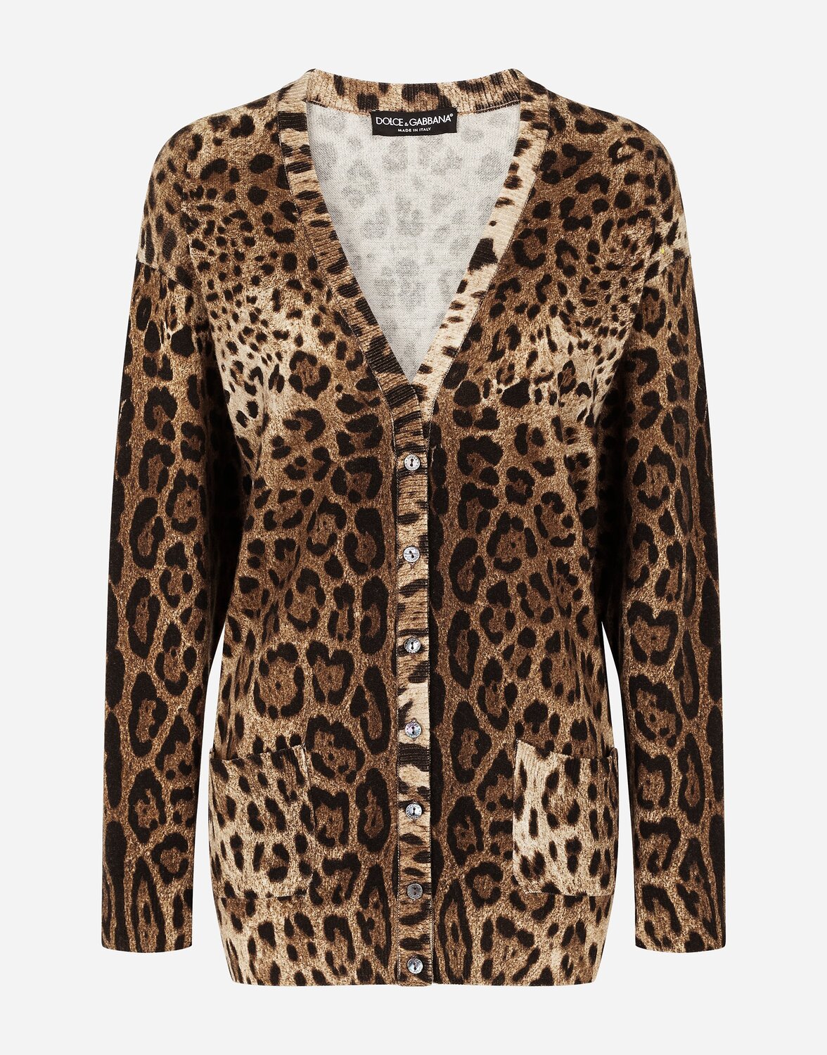 Кардиган из кашемира с леопардовым принтом Dolce & Gabbana, мультиколор
Кардиган из кашемира с леопардовым принтом Dolce & Gabbana, мультиколор