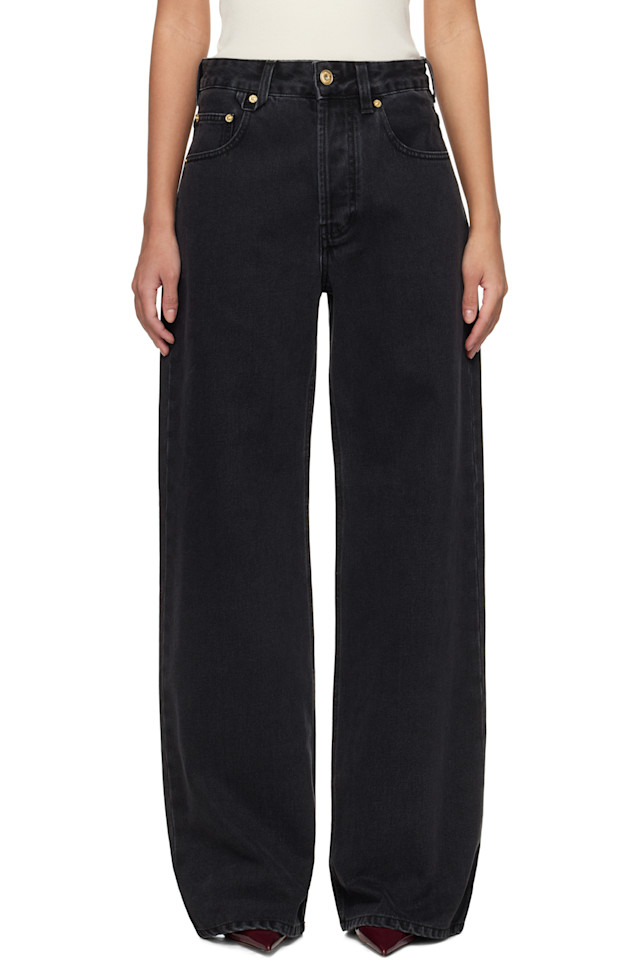 Широкие джинсы de-nîmes Jacquemus, черный
Широкие джинсы de-nîmes Jacquemus, черный