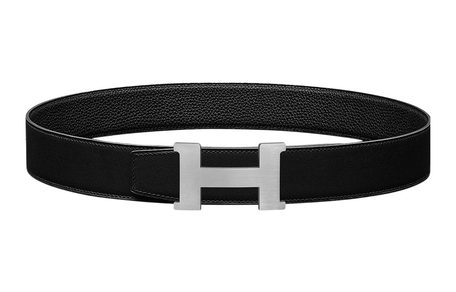 Ремень мужской из телячьей кожи Togo с двухсторонней отделкой, черный, ширина 3.8 см HERMES
Ремень мужской из телячьей кожи Togo с двухсторонней отделкой, черный, ширина 3.8 см HERMES