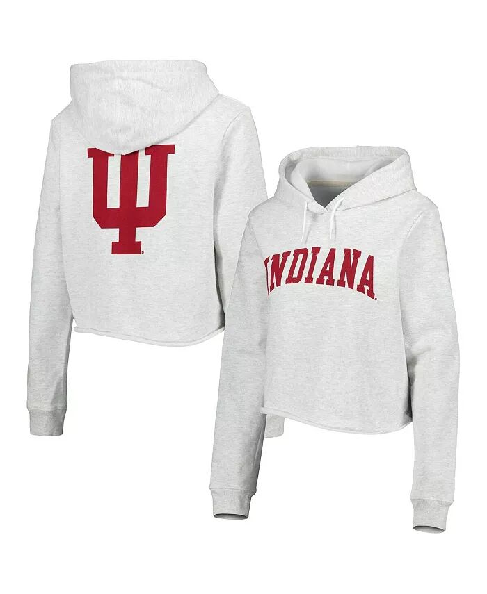 Женская укороченная толстовка с капюшоном Ash Indiana Hoosiers 2-Hit 1636 League Collegiate Wear
Женская укороченная толстовка с капюшоном Ash Indiana Hoosiers 2-Hit 1636 League Collegiate Wear