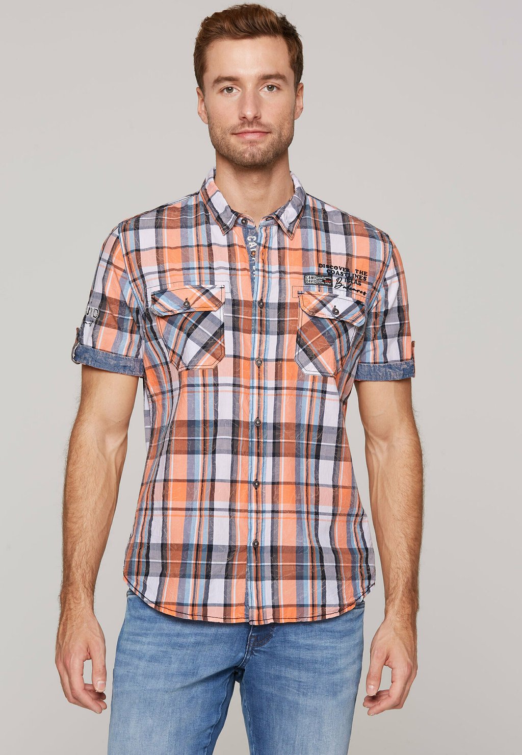 Рубашка KARO MIT KLAPPENTASCHEN ARTWORK Camp David, оранжевый
Рубашка KARO MIT KLAPPENTASCHEN ARTWORK Camp David, оранжевый