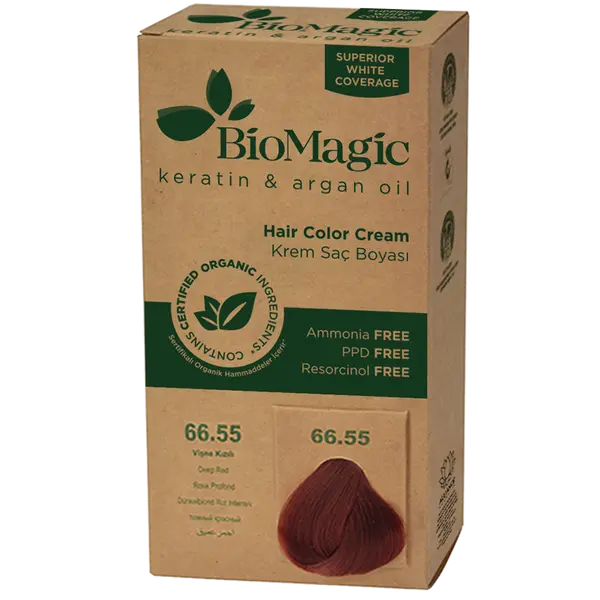 Краска для волос темно-красная 66.55, 250 г Biomagic Keratin&Argan oil, цвет głęboka czerwień 66.55
Краска для волос темно-красная 66.55, 250 г Biomagic Keratin&Argan oil, цвет głęboka czerwień 66.55