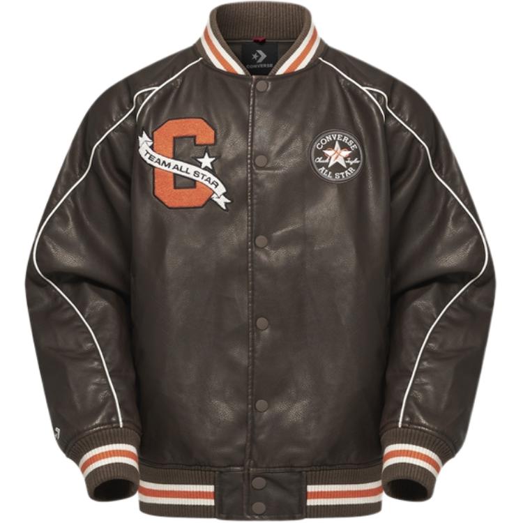 Converse Коричневая бейсбольная куртка мужская, Brown
Converse Коричневая бейсбольная куртка мужская, Brown