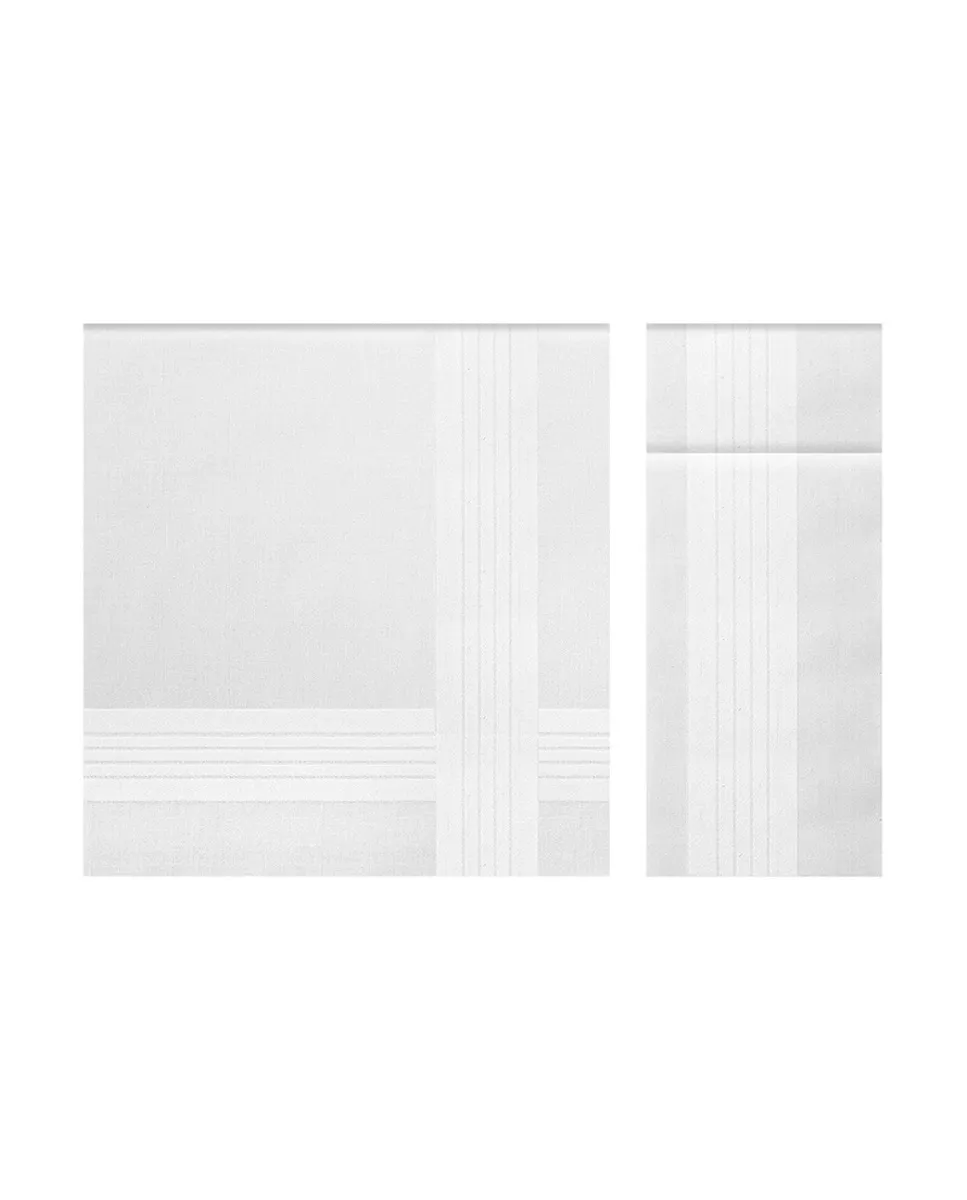 Футляр из 3 белых бамбуковых салфеток Guasch, белый
Футляр из 3 белых бамбуковых салфеток Guasch, белый