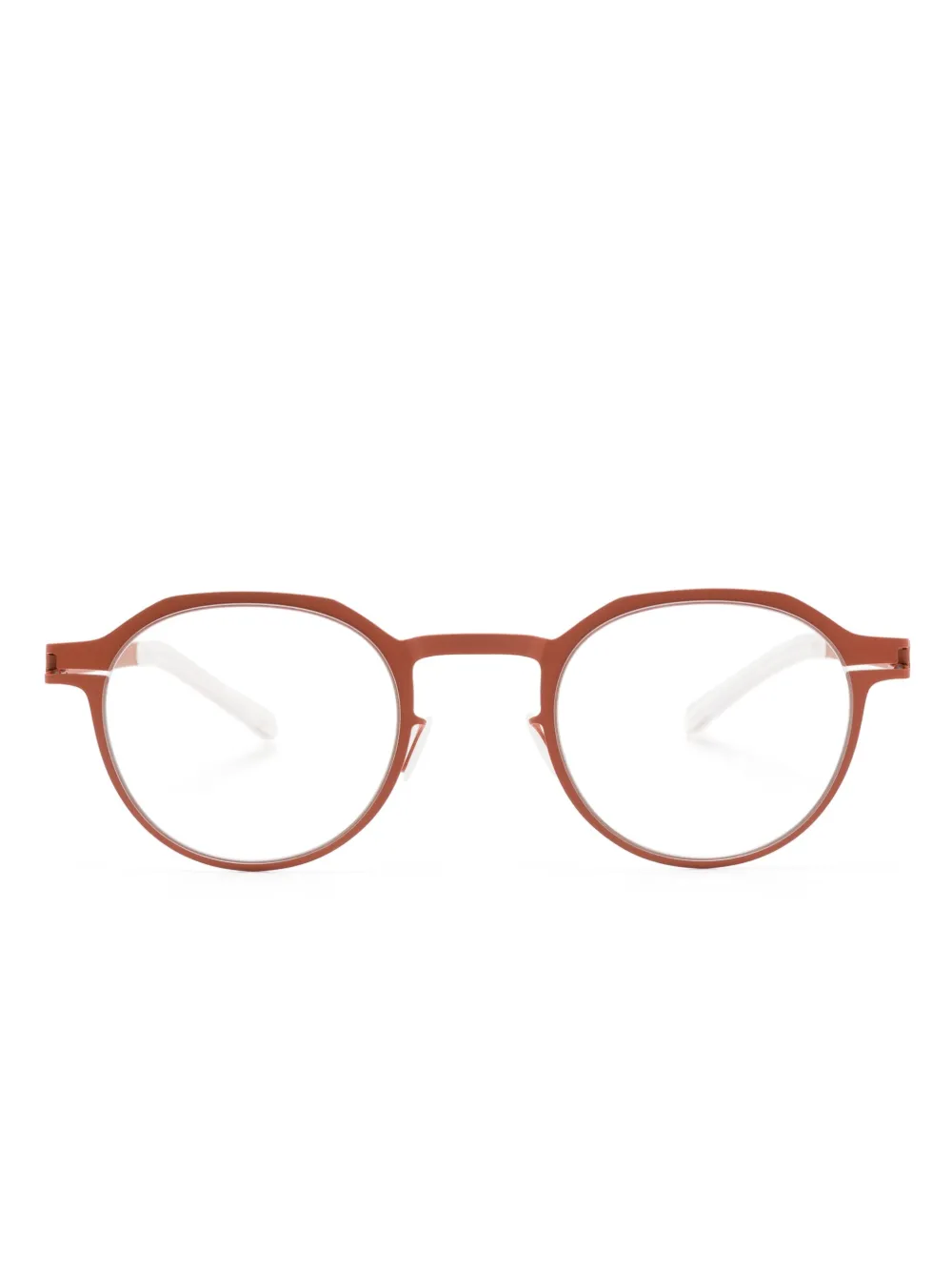 Очки в круглой оправе Mykita, оранжевый 
Очки в круглой оправе Mykita, оранжевый
