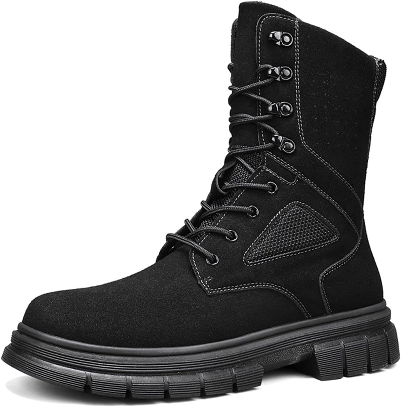 Мужские высокие тактические военные ботинки на шнуровке 20 см с боковой молнией, поддержкой лодыжки, противоскользящей резиновой подошвой, для походов, боевых действий, активного отдыха, туризма, тренировок, кемпинга и охоты Tengfeifly, черный
Мужские высокие тактические военные ботинки на шнуровке 20 см с боковой молнией, поддержкой лодыжки, противоскользящей резиновой подошвой, для походов, боевых действий, активного отдыха, туризма, тренировок, кемпинга и охоты Tengfeifly, черный