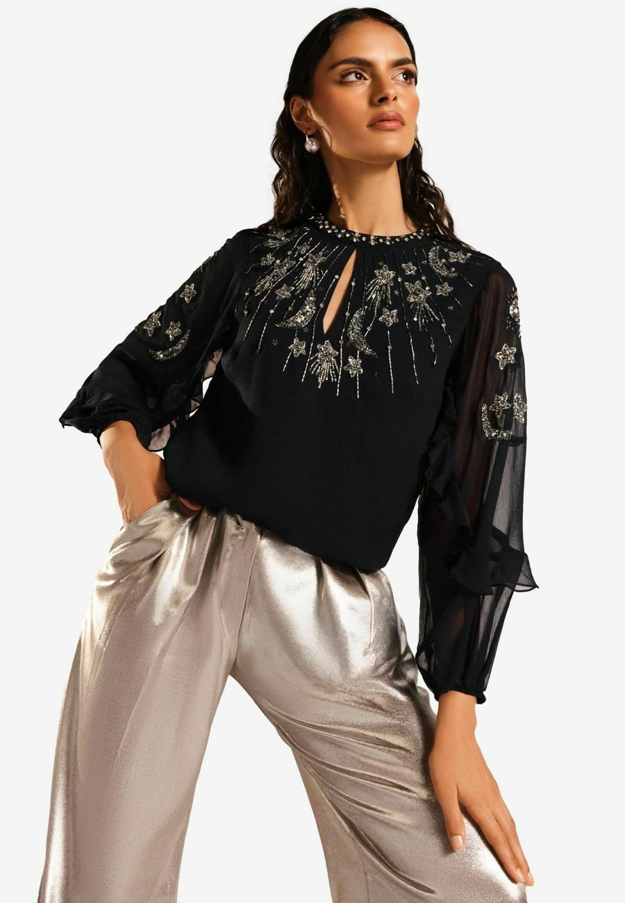 Блуза Love & Roses Blouse, Black Gold Constellation/Black
Блуза Love & Roses Blouse, Black Gold Constellation/Black