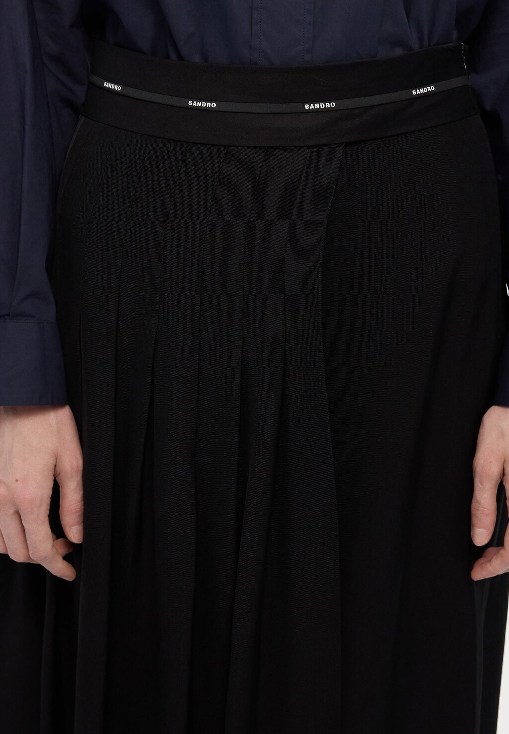 Юбка А-силуэта sandro, черный
Юбка А-силуэта sandro, черный