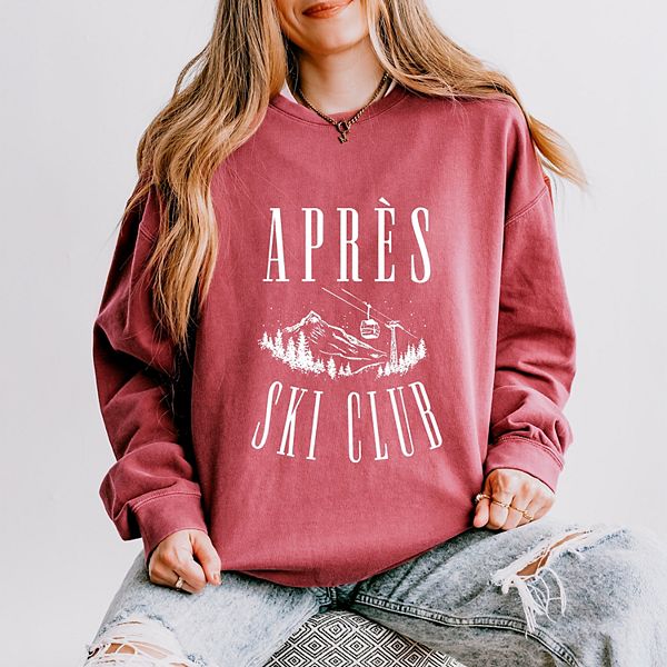 Женский легкий свитшот, окрашенный в технике «instéd dyed», с рисунком, демонстрирующим отдых после катания на лыжах. Simply Sage Market, Crimson, Зеленый, Женский легкий свитшот, окрашенный в технике «instéd dyed», с рисунком, демонстрирующим отдых после
Женский легкий свитшот, окрашенный в технике «instéd dyed», с рисунком, демонстрирующим отдых после катания на лыжах. Simply Sage Market, Crimson, Зеленый, Женский легкий свитшот, окрашенный в технике «instéd dyed», с рисунком, демонстрирующим отдых после