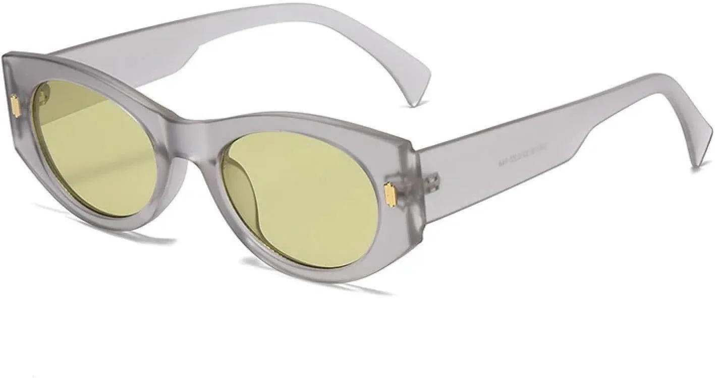 Модные солнцезащитные очки «кошачий глаз» для женщин, роскошные солнцезащитные очки в стиле ретро с заклепками, для мужчин, градиентные, UV400 HHZZYVY, Grey Green
Модные солнцезащитные очки «кошачий глаз» для женщин, роскошные солнцезащитные очки в стиле ретро с заклепками, для мужчин, градиентные, UV400 HHZZYVY, Grey Green