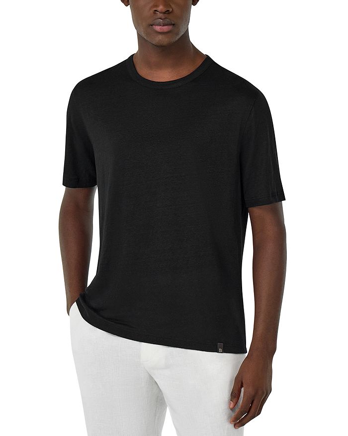 Футболка с эластичным круглым вырезом Boggi Milano, черный
Футболка с эластичным круглым вырезом Boggi Milano, черный