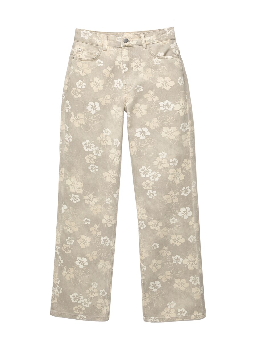 Джинсы с широкими штанинами Pull&Bear, хаки
Джинсы с широкими штанинами Pull&Bear, хаки