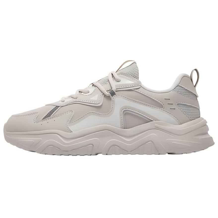 Низкие, массивные, противоскользящие, износостойкие, мужские кроссовки Life Collection цвета экрю 361°, White 
Низкие, массивные, противоскользящие, износостойкие, мужские кроссовки Life Collection цвета экрю 361°, White