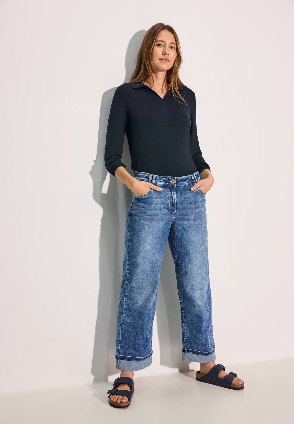 Рубашка поло Cecil, синий
Рубашка поло Cecil, синий