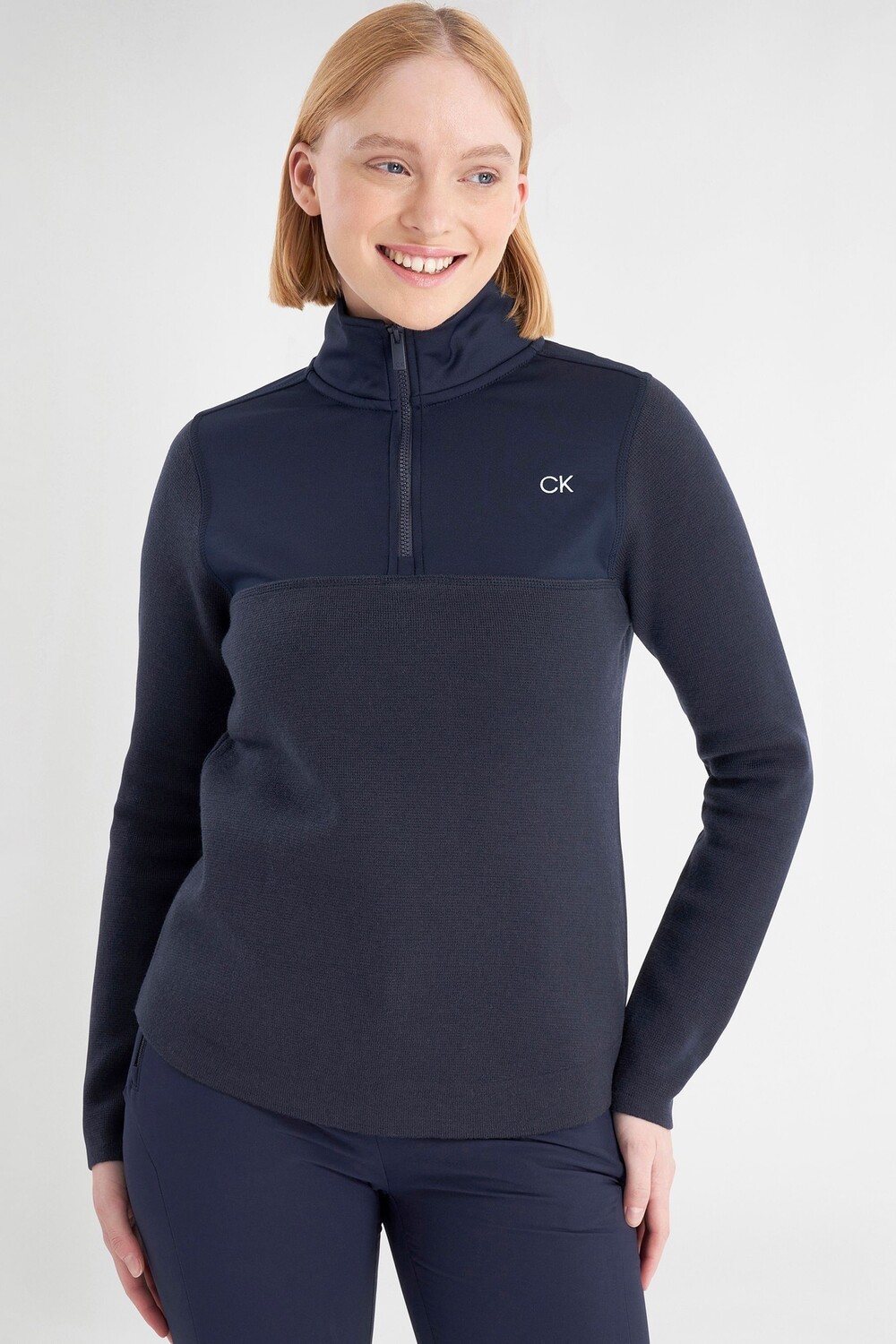 Свитер Cecily Hybrid с застежкой молнией на четверть длины Calvin Klein Golf, синий
Свитер Cecily Hybrid с застежкой молнией на четверть длины Calvin Klein Golf, синий