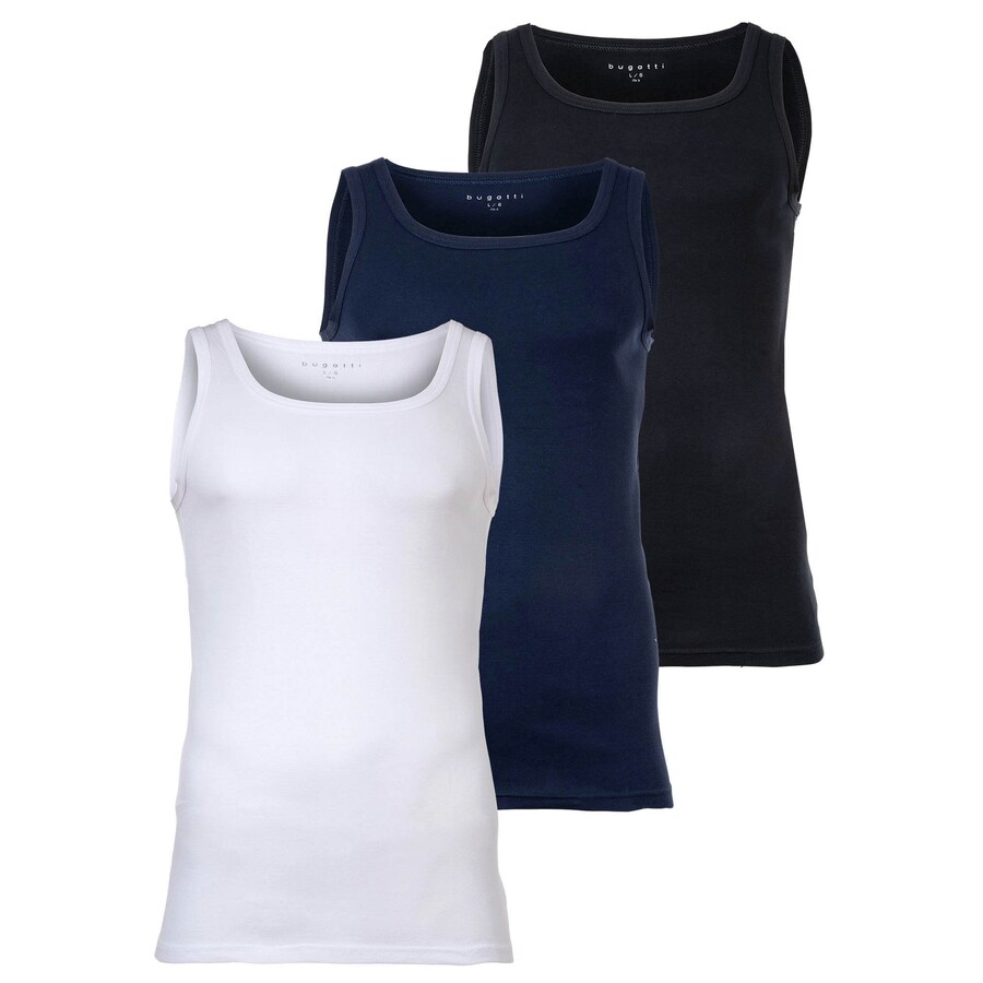 Майка bugatti, цвет Navy/Black/White
Майка bugatti, цвет Navy/Black/White