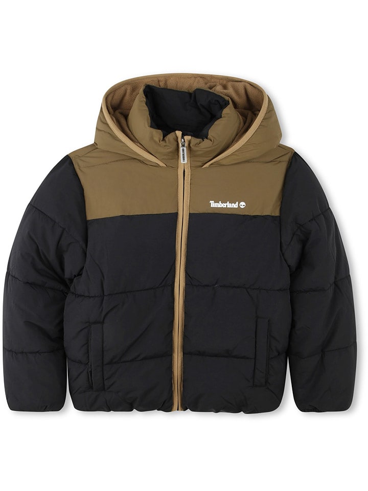 Timberland Стеганая куртка черного/хаки цвета
Timberland Стеганая куртка черного/хаки цвета