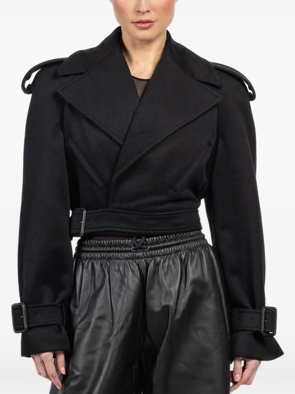 Черная укороченная куртка Wardrobe.Nyc
Черная укороченная куртка Wardrobe.Nyc
