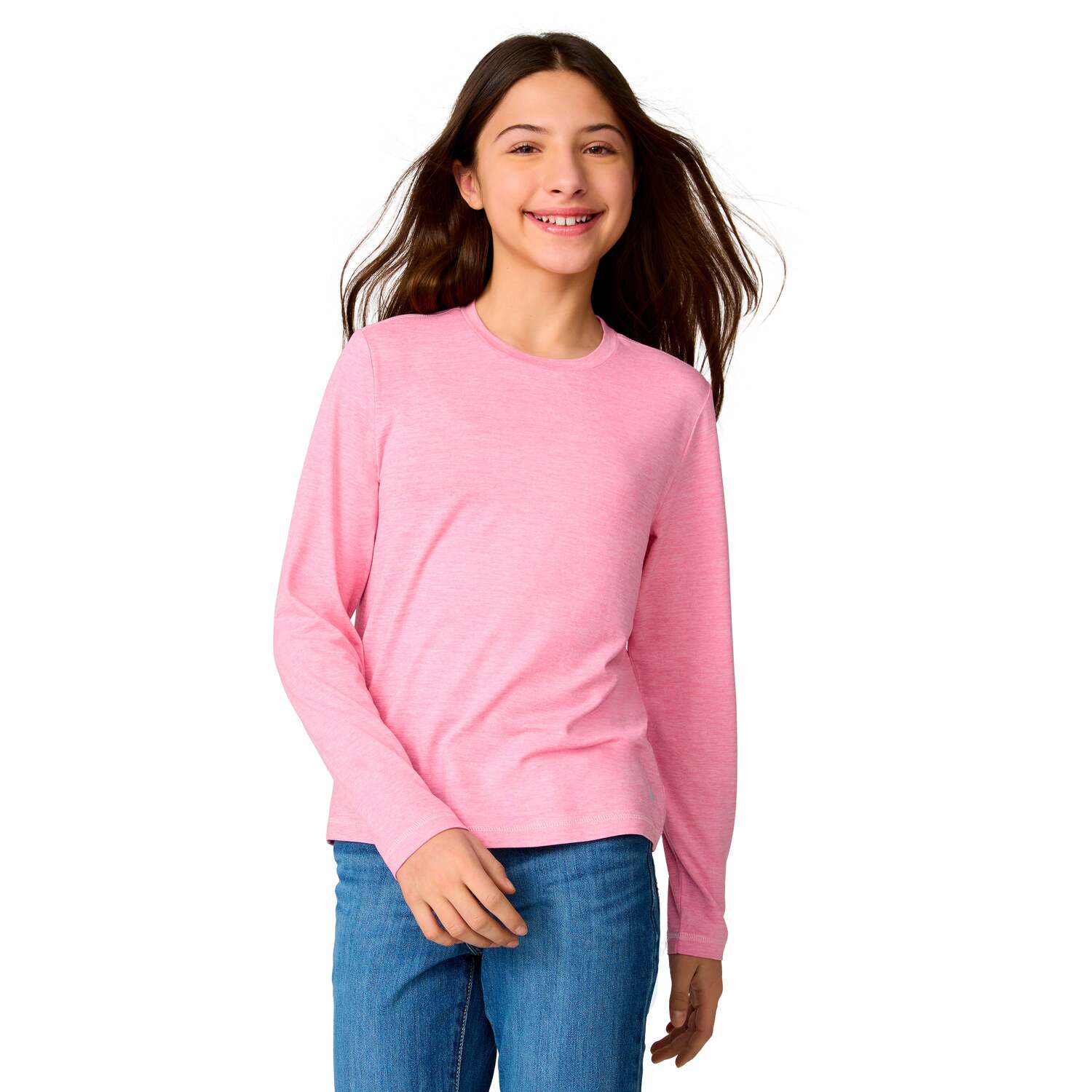 Free Country Girls' Microtech Длинный Рукав Футболка, розовый
Free Country Girls' Microtech Длинный Рукав Футболка, розовый