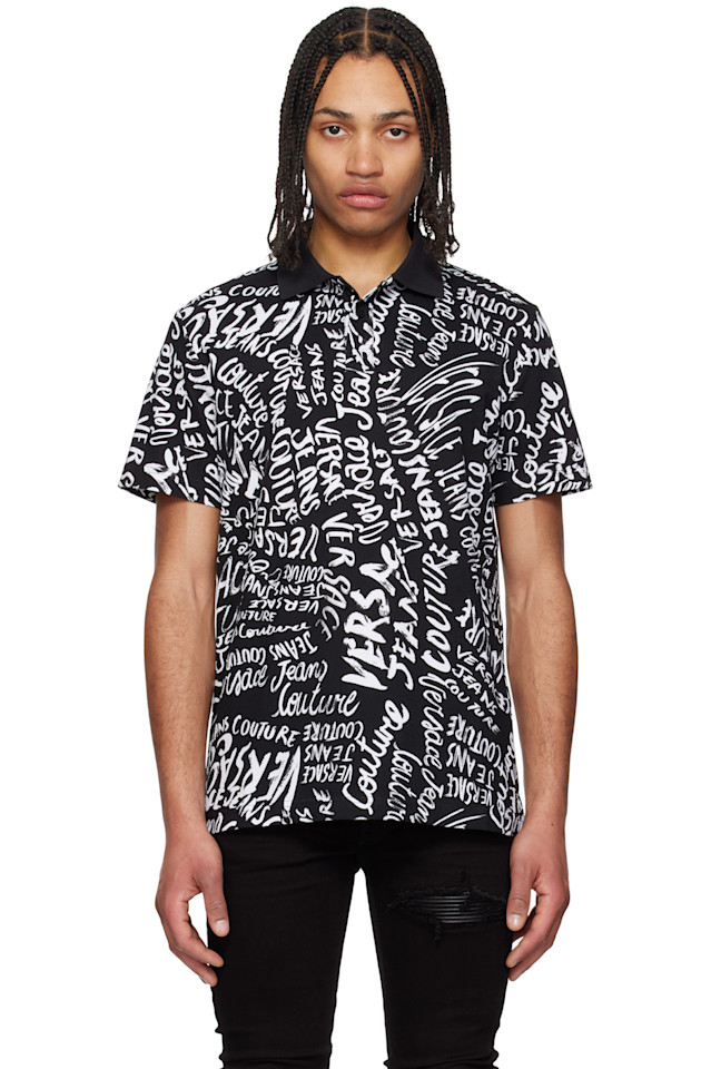 Поло с логотипом Versace Jeans Couture, черный
Поло с логотипом Versace Jeans Couture, черный