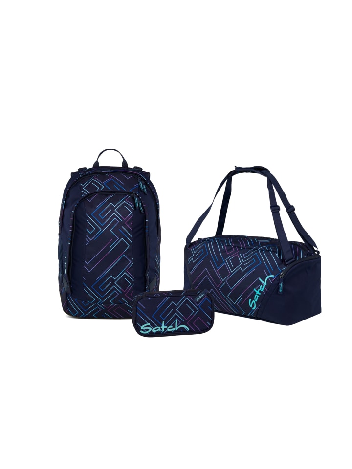 Satch Набор из 3 школьных рюкзаков AIR Purple Laser фиолетового цвета
Satch Набор из 3 школьных рюкзаков AIR Purple Laser фиолетового цвета