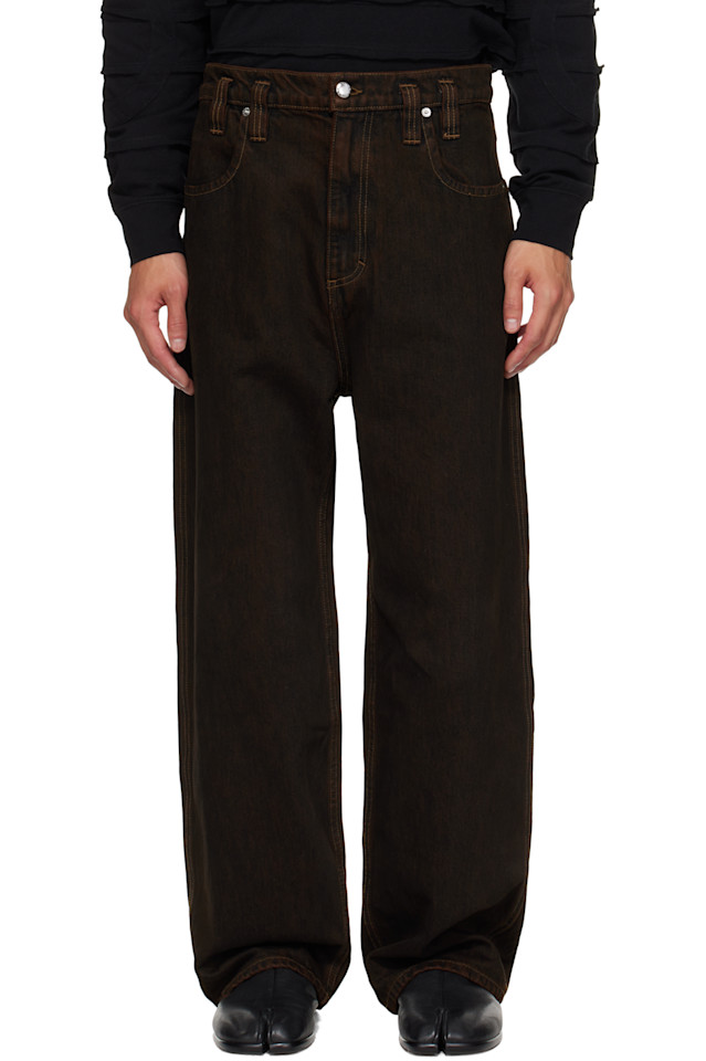 Мешковатые джинсы Eckhaus Latta, цвет mud 
Мешковатые джинсы Eckhaus Latta, цвет mud