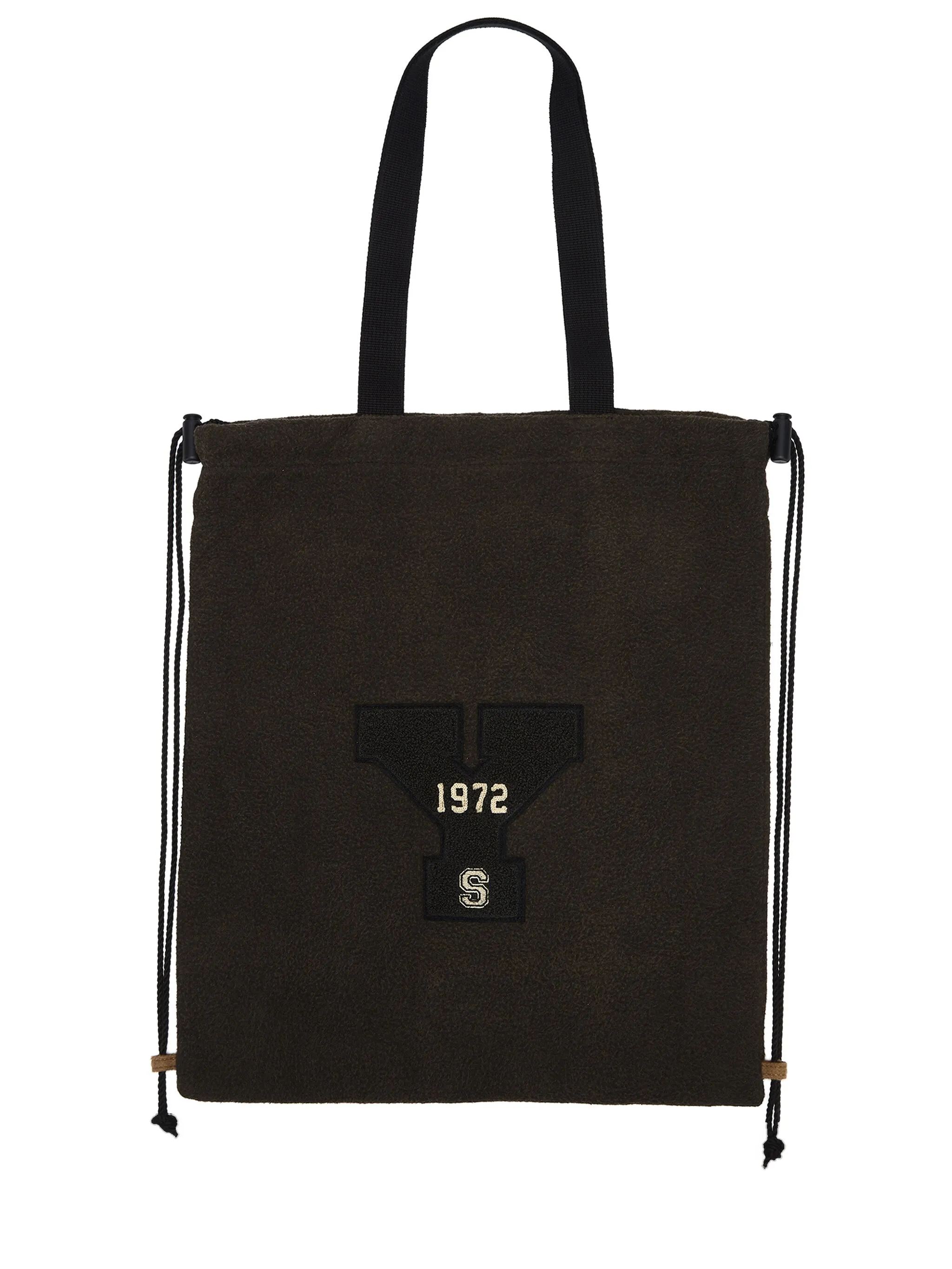 Сумка-тоут с кулиской и аппликацией Y'S, коричневый
Сумка-тоут с кулиской и аппликацией Y'S, коричневый