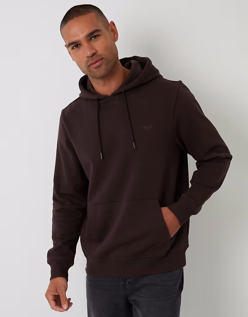 Толстовка с капюшоном из смеси хлопка шоколадного цвета Threadbare
Толстовка с капюшоном из смеси хлопка шоколадного цвета Threadbare