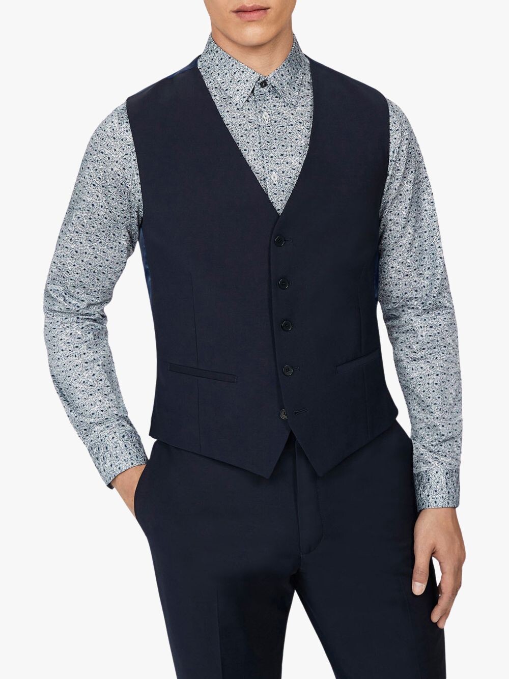 Панамский жилет из смесовой шерсти Ted Baker, синий
Панамский жилет из смесовой шерсти Ted Baker, синий