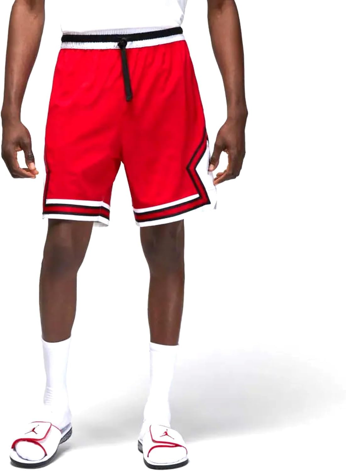 Мужские шорты Jordan Dri-FIT Sport с плетеным ромбовидным узором (черный/белый/темно-серый/белый, FB7580-010) Nike, Gym Red/Black/White/Black
Мужские шорты Jordan Dri-FIT Sport с плетеным ромбовидным узором (черный/белый/темно-серый/белый, FB7580-010) Nike, Gym Red/Black/White/Black