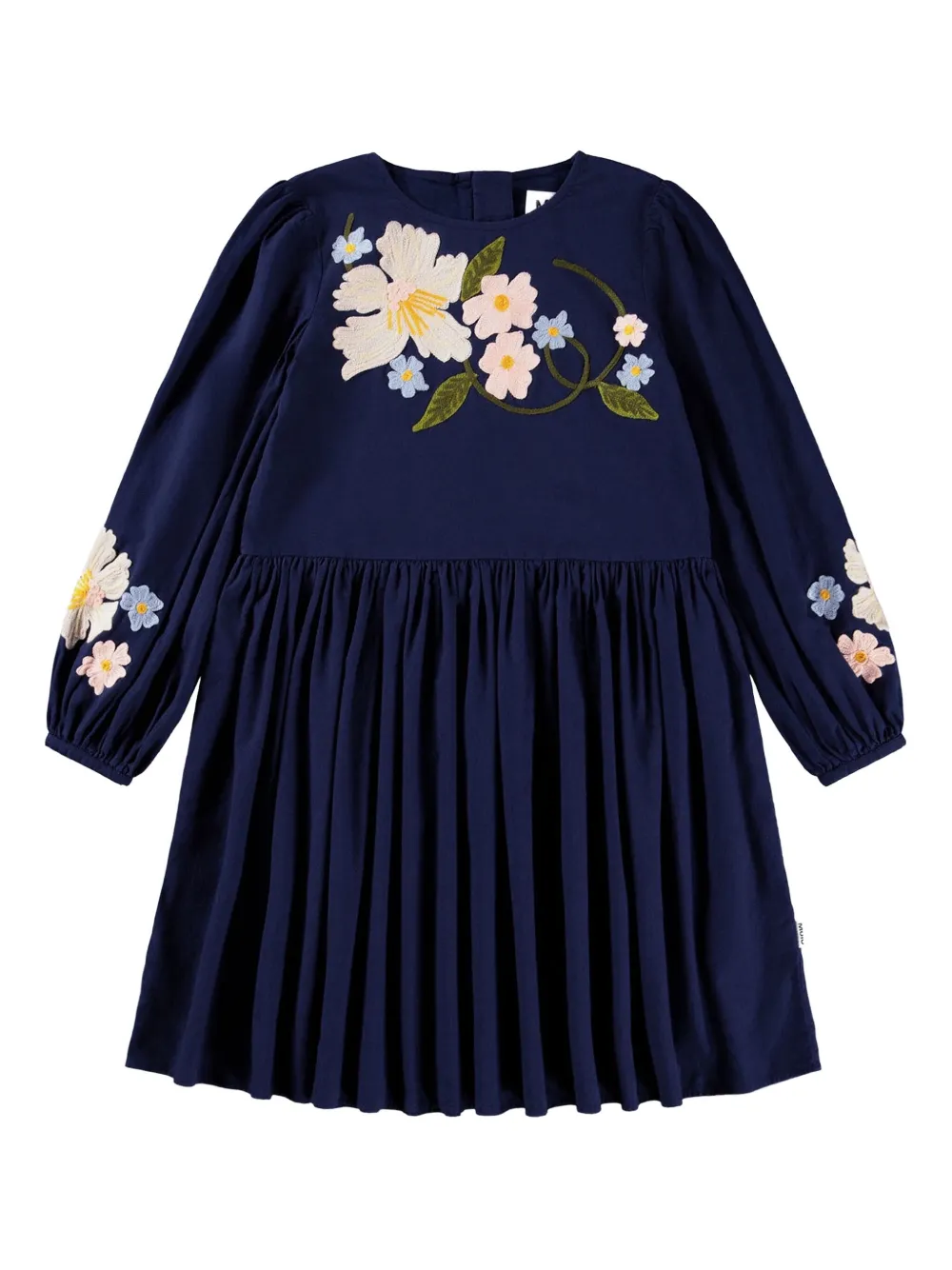 Платье с длинными рукавами и цветочной вышивкой Molo, синий
Платье с длинными рукавами и цветочной вышивкой Molo, синий