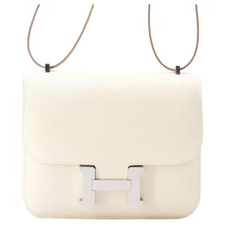 HERMES Сумка через плечо Constance Epsom Leather, мини кроссбоди женская 10 Craie Milkshake White
HERMES Сумка через плечо Constance Epsom Leather, мини кроссбоди женская 10 Craie Milkshake White