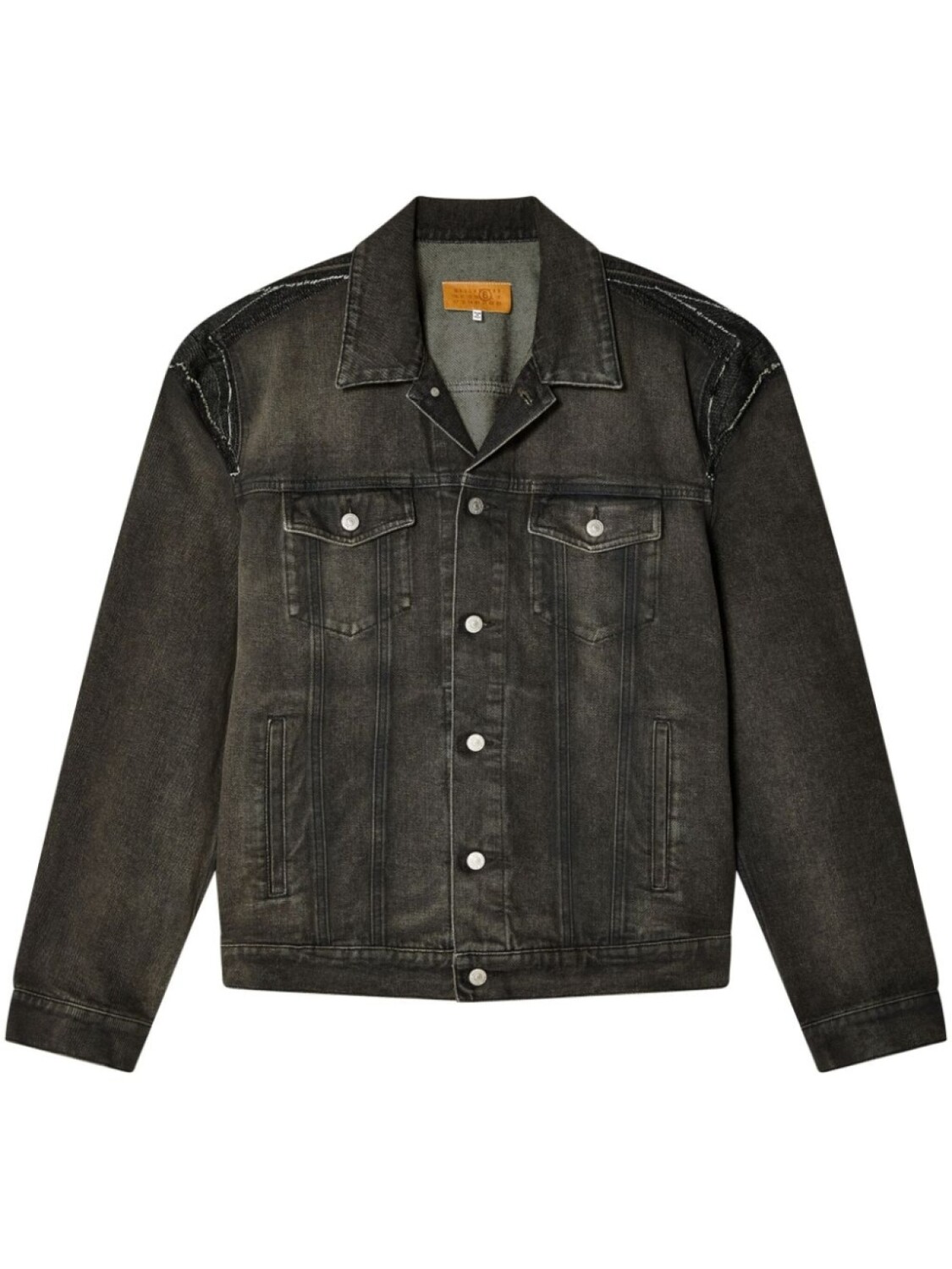 Хлопковая джинсовая куртка MM6 Maison Margiela, серый
Хлопковая джинсовая куртка MM6 Maison Margiela, серый