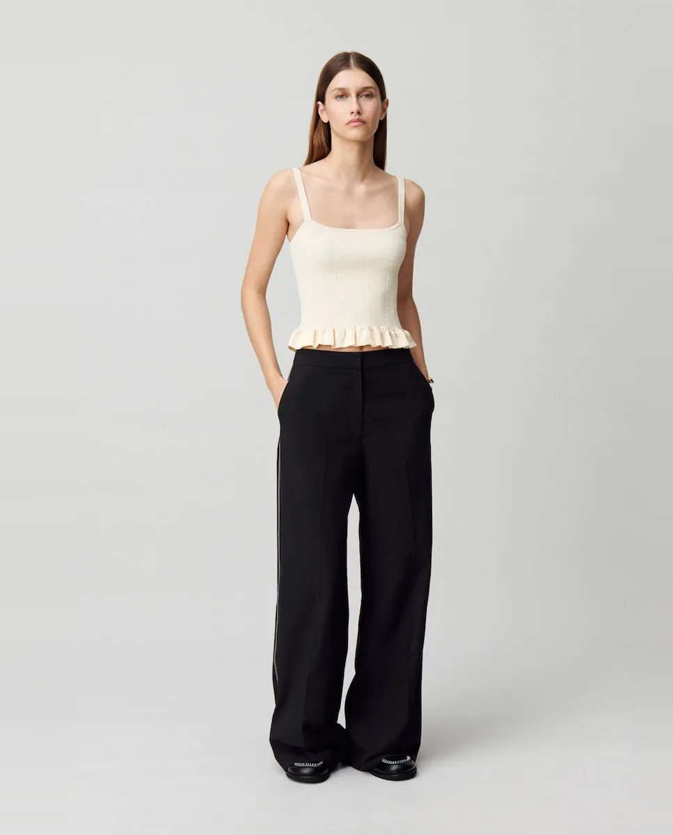 Женские брюки прямого кроя со средней посадкой Claudie Pierlot, черный
Женские брюки прямого кроя со средней посадкой Claudie Pierlot, черный