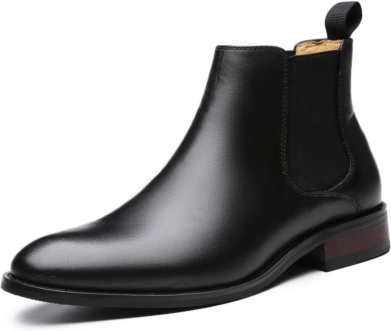 Мужские повседневные кожаные ботинки Santimon Chelsea с классическим носком, модные ботинки Chelsea под смокинг, ботинки на щиколотку для мужчин, черный
Мужские повседневные кожаные ботинки Santimon Chelsea с классическим носком, модные ботинки Chelsea под смокинг, ботинки на щиколотку для мужчин, черный