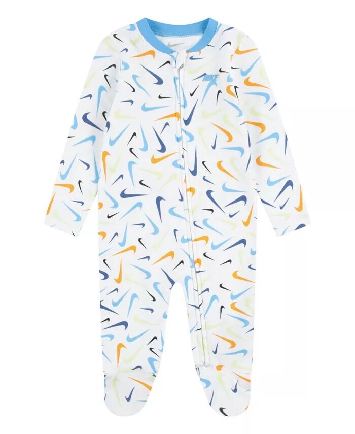 Комбинезон на ножках с принтом для девочек или мальчиков Nike, белый
Комбинезон на ножках с принтом для девочек или мальчиков Nike, белый