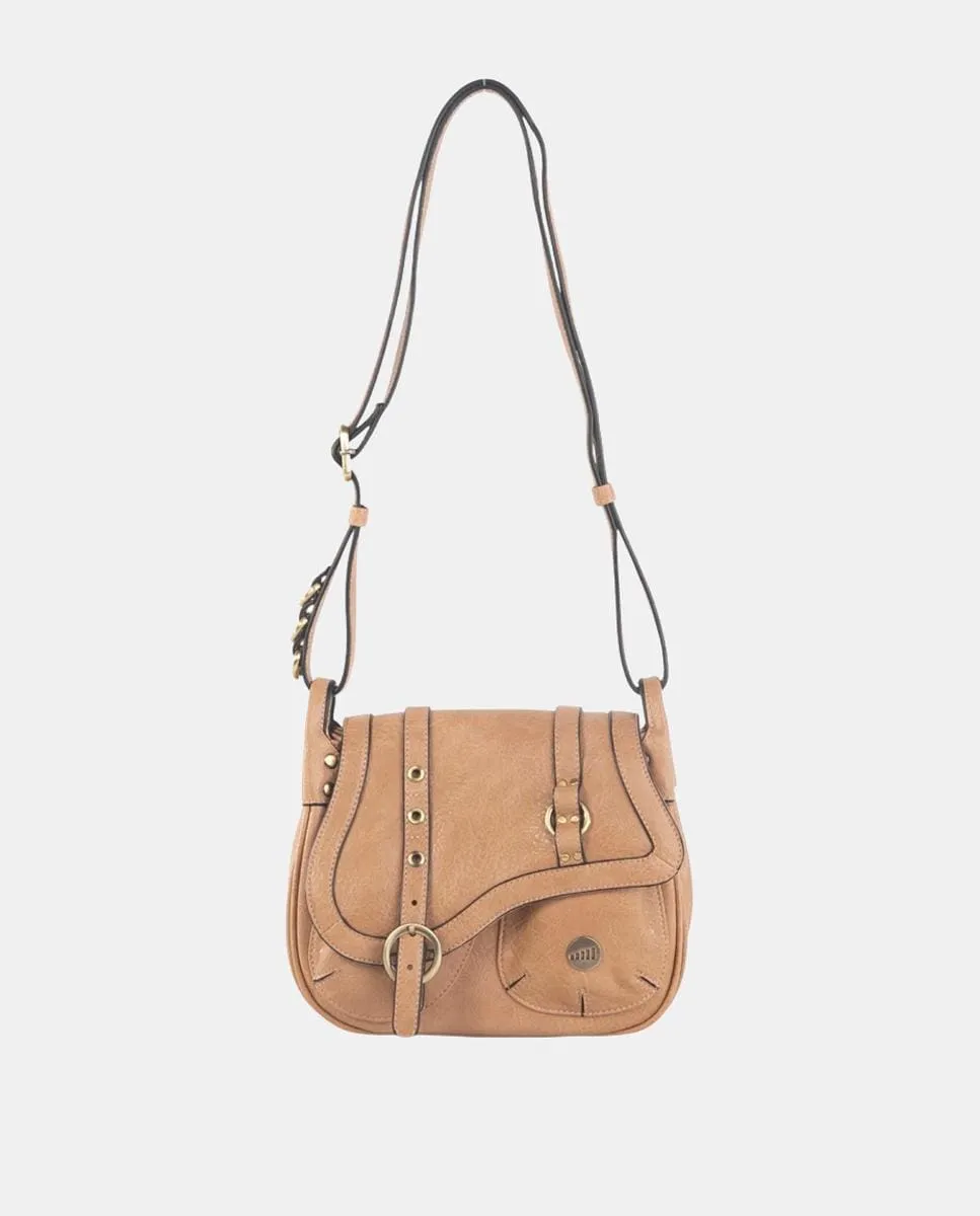 Маленькая сумка-бандо через плечо с клапаном Volum, светло-коричневый
Маленькая сумка-бандо через плечо с клапаном Volum, светло-коричневый