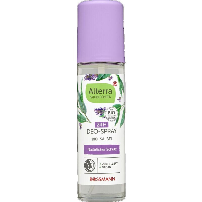Дезодорант-спрей органический шалфей Alterra NATURKOSMETIK, 75 ml
Дезодорант-спрей органический шалфей Alterra NATURKOSMETIK, 75 ml