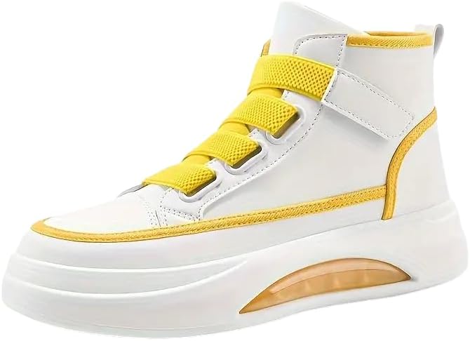 Мужские повседневные высокие кеды - верх из дышащего микрофибра, нескользящая резиновая подошва, Синие шнурки и круглый носок, Кроссовки для активного отдыха на все сезоны в городском стиле Clolinde
Мужские повседневные высокие кеды - верх из дышащего микрофибра, нескользящая резиновая подошва, Синие шнурки и круглый носок, Кроссовки для активного отдыха на все сезоны в городском стиле Clolinde