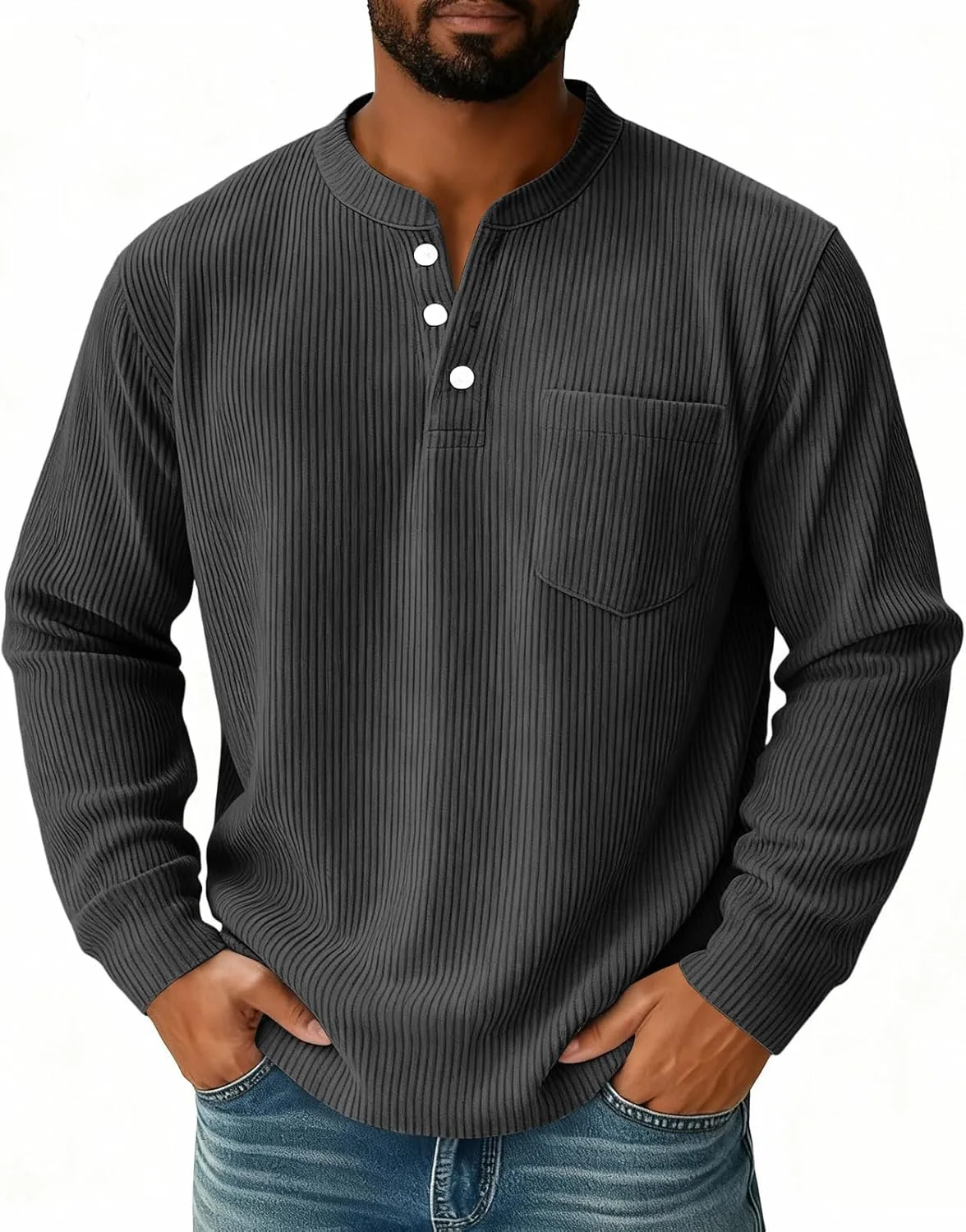 Футболка-поло мужская, Corduroy, Long Sleeve, Henley SdGgsgv
Футболка-поло мужская, Corduroy, Long Sleeve, Henley SdGgsgv