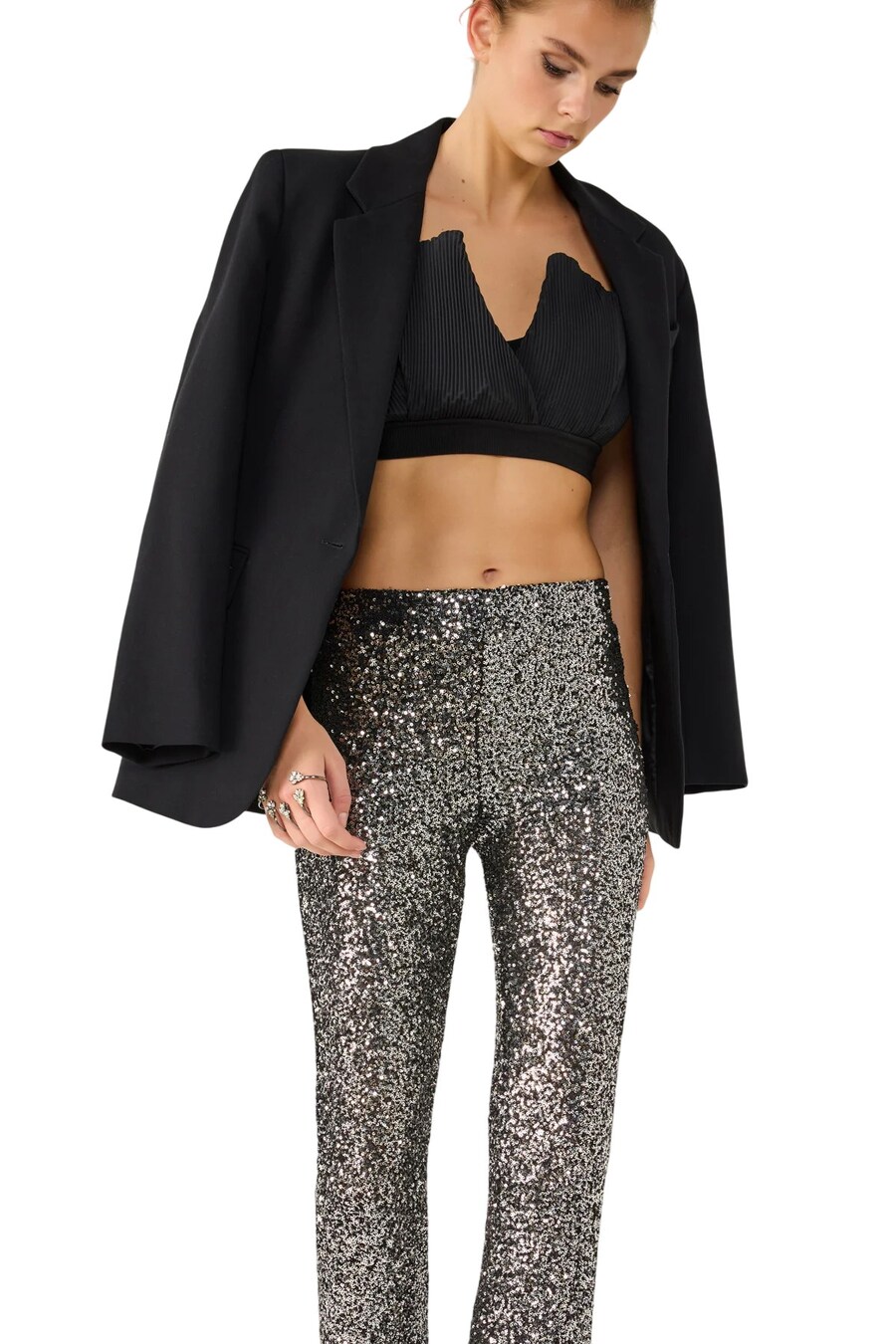 Брюки-буткат No Matter What, серебристо-серый
Брюки-буткат No Matter What, серебристо-серый