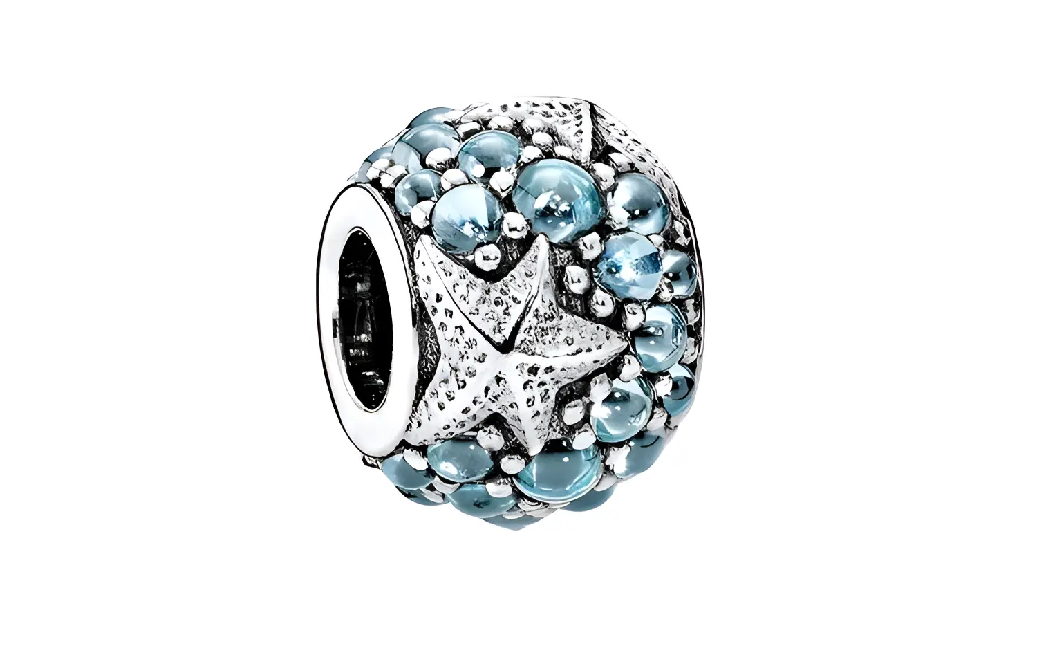 Pandora Metal Bead Ornament Unisex Silver
Pandora Metal Bead Ornament Unisex Silver