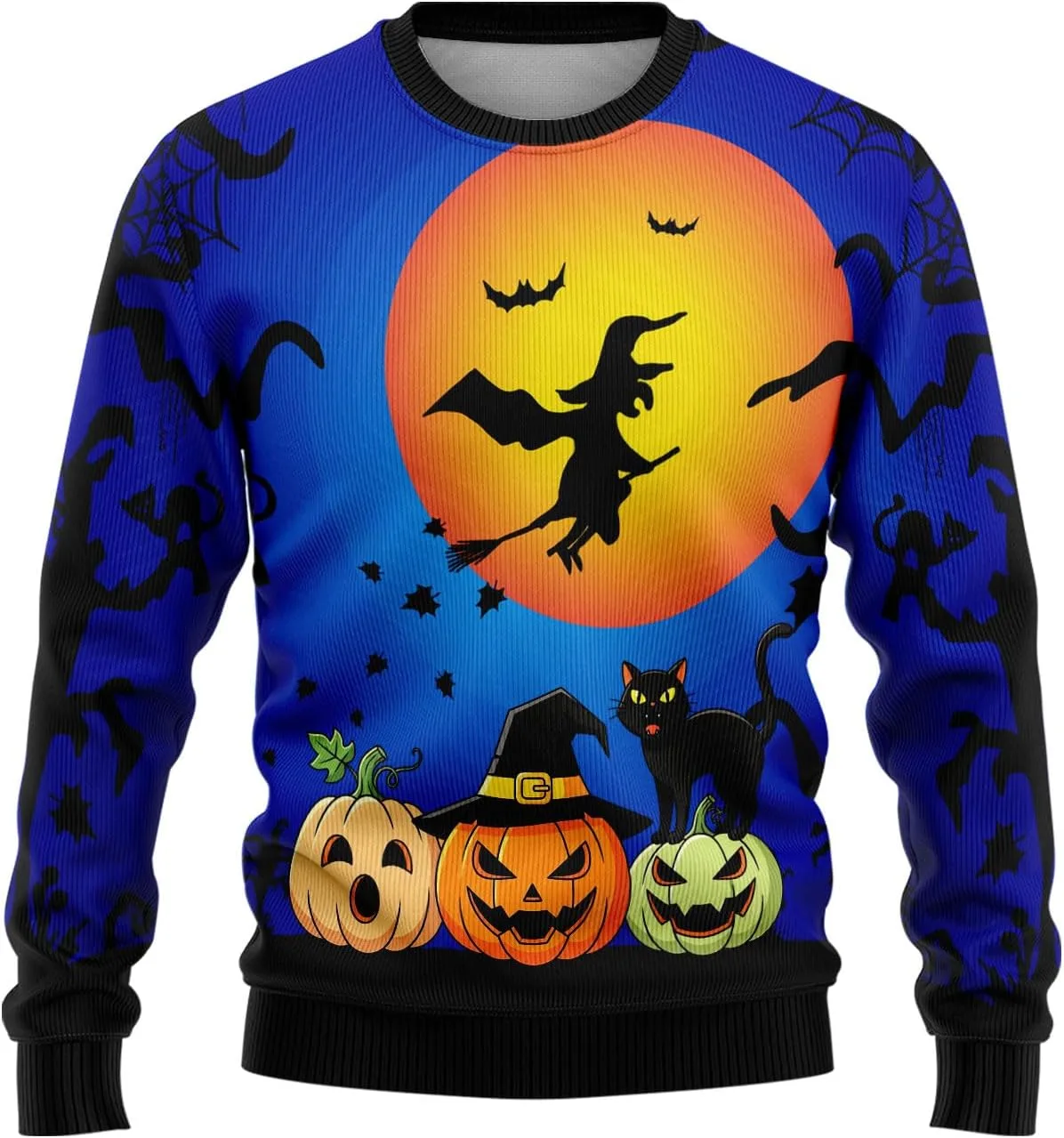 Свитер Halloween для женщин с принтом тыквы V-DECORPARKS
Свитер Halloween для женщин с принтом тыквы V-DECORPARKS