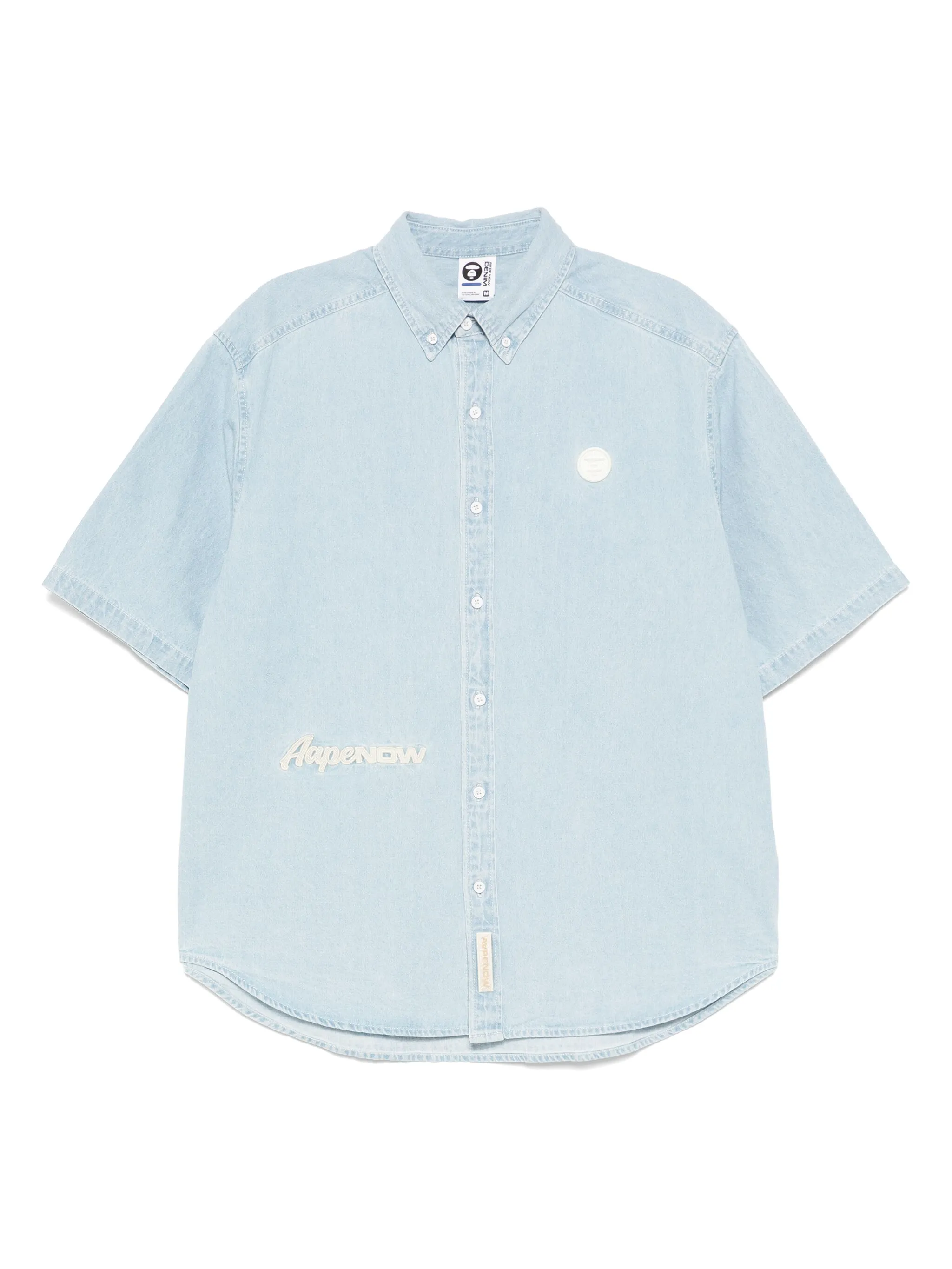 Джинсовая рубашка с нашивкой-логотипом Aape By A Bathing Ape, синий
Джинсовая рубашка с нашивкой-логотипом Aape By A Bathing Ape, синий